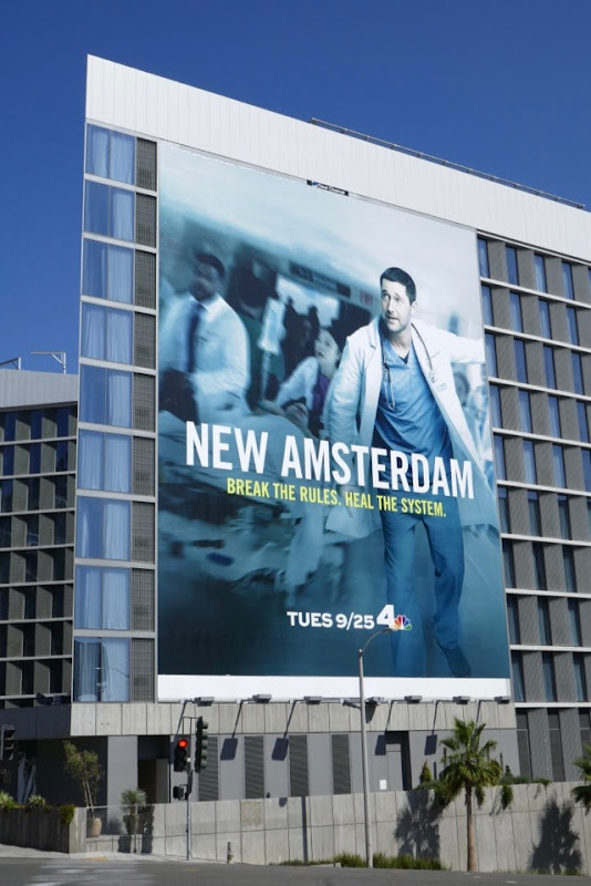 Giant New Amsterdam series launch billboard Giant New Amsterdam series launch billboard