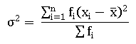 Rumus ragam data tabel frekuensi Rumus ragam data tabel frekuensi