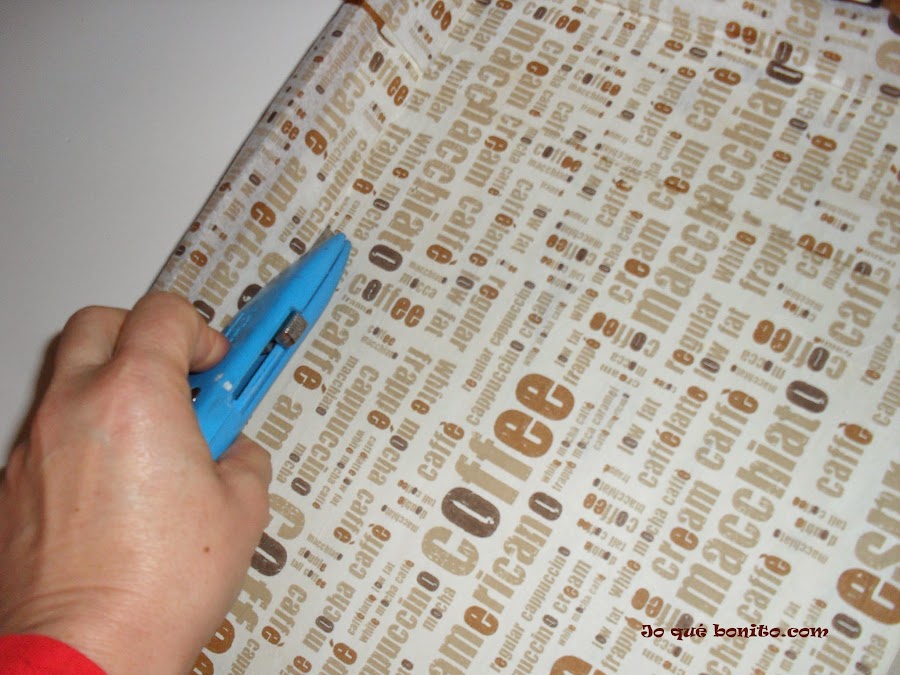 Decorar bandeja para el café