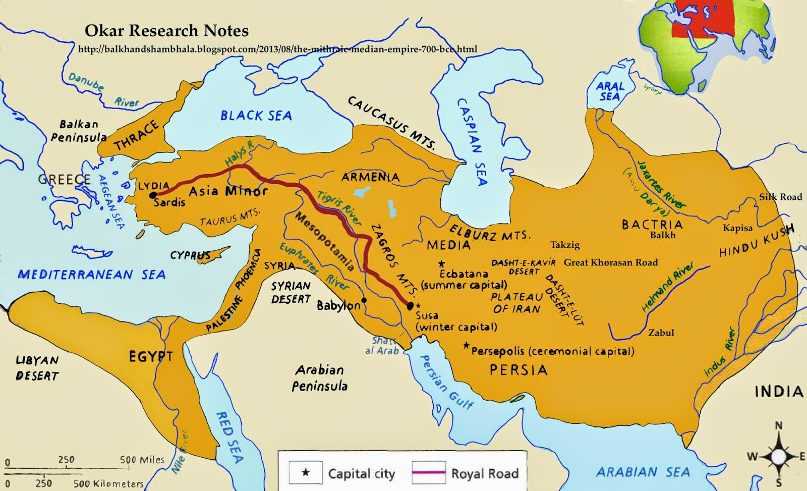 Okar Research Mithraic Median Empire (700 BC)