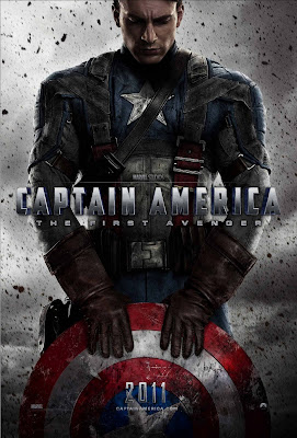 Captain America with Shield HD Movie Poster