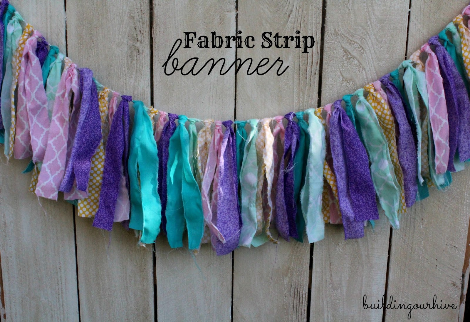 Fabric Strip Banner