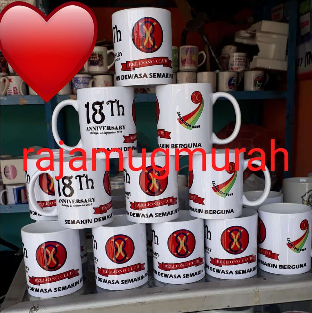 Bandar Souvenir Mug Serang Cetak Mug Murah Harga mulai 2000an