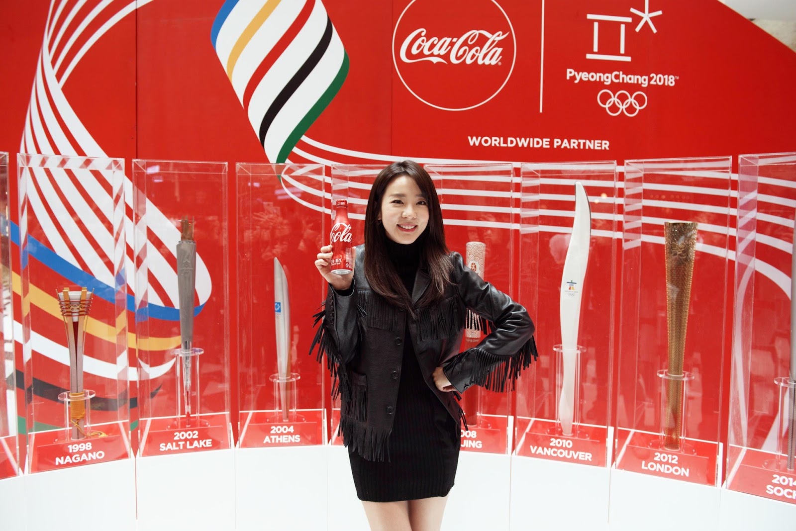 RARE COCA COLA KOREA PYEONGCHANG WINTER OLYMPICS ALUMINIUM BOTTLE COLLECTIBLE 