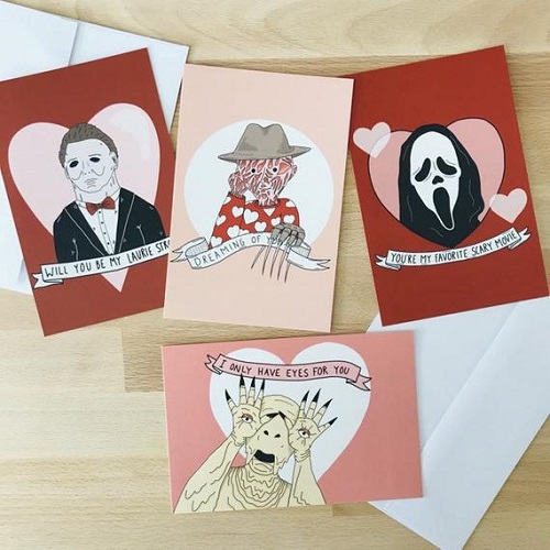 The Spooky Vegan 13 Horror Valentine's Day Cards For Your Spooky Sweetie