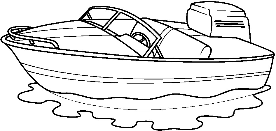 free clipart boat black and white - photo #3