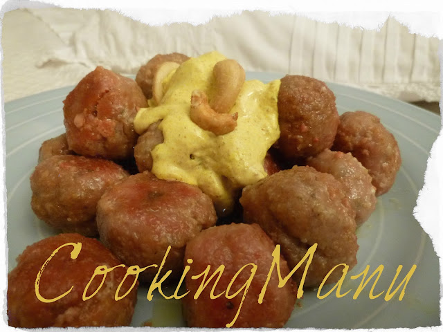 piovono polpette al curry (curry meatballs)