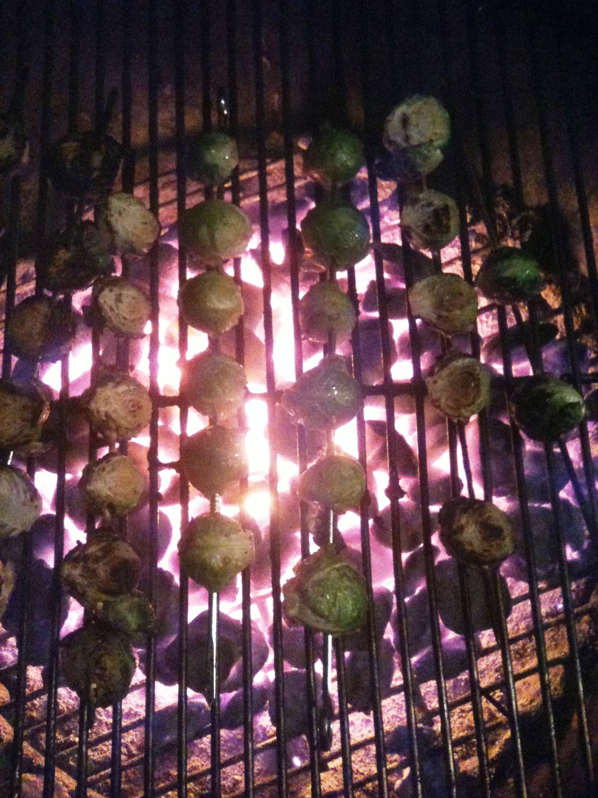 Yeah, You Can Grill That Grilled Brussels Sprouts with Bacon and Blue