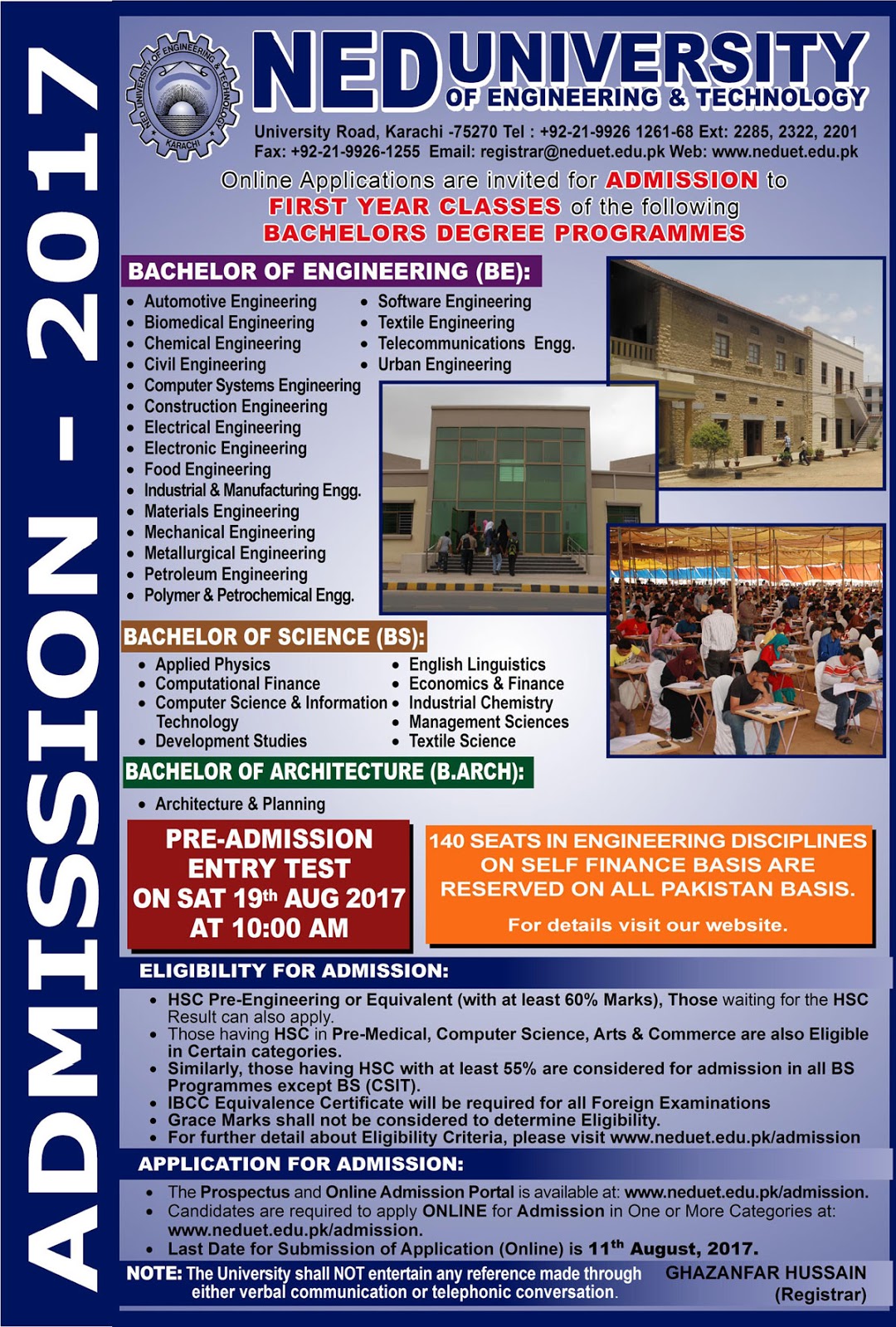 NED University of Engineering & Technology