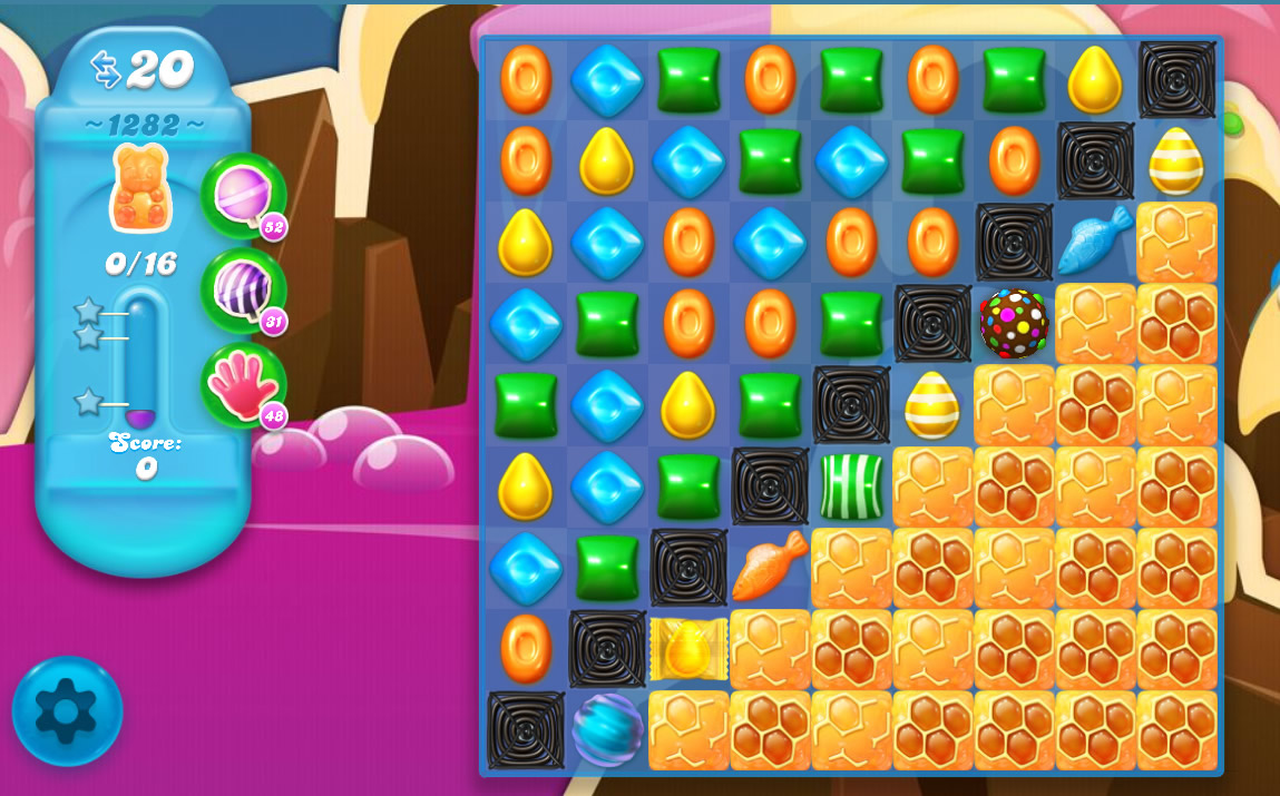 Candy Crush Soda Saga level 1282 Candy Crush Soda Saga level 1282