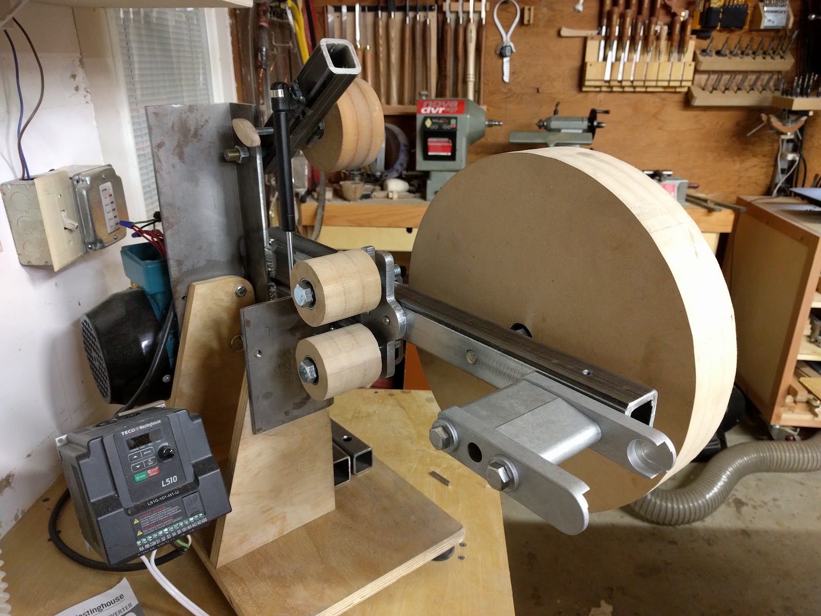 Experience. Improve. Make. Belt grinder tool rest and attachment upgrade