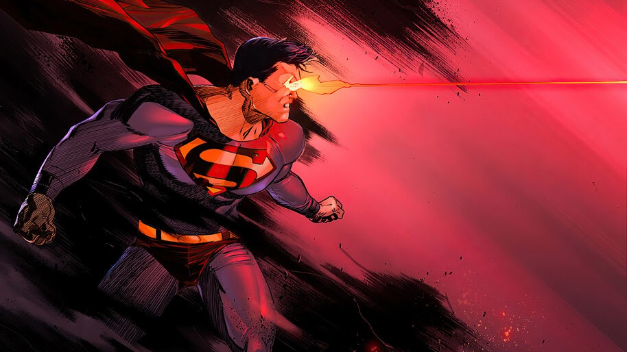 Superman, Heat Vision, DC, Superhero, 4K, #6.1994