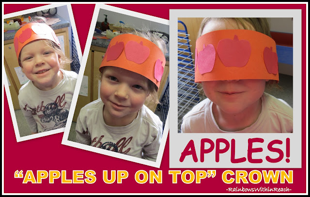 photo of: Apples Up on Top Crown, Dr. Seuss Crown for Back-to-School or Dr. Seuss Celebration