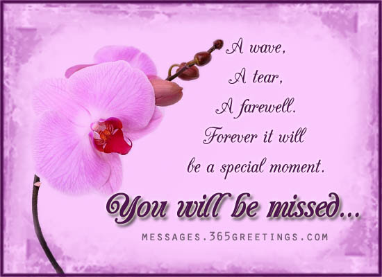 farewell message farewell message