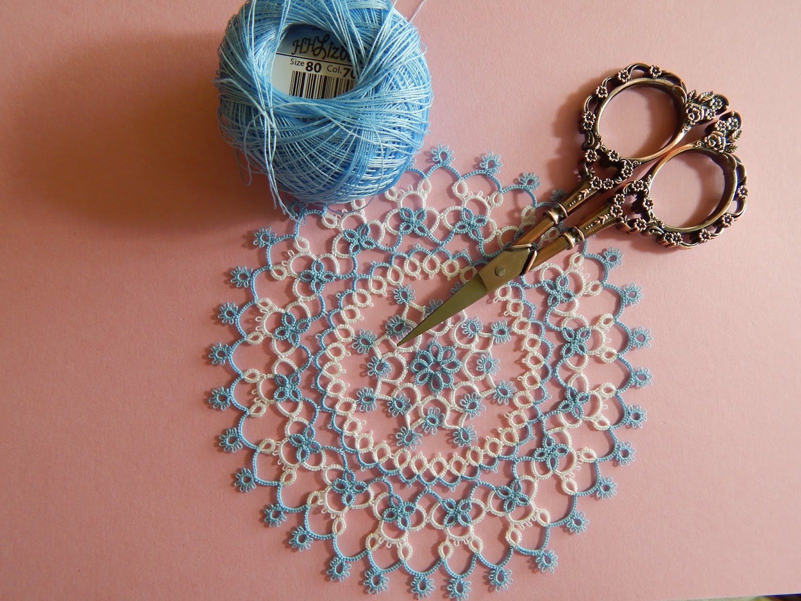 Carollyn's Tatting Blog Tying In Loose Ends Of Tatted Lace