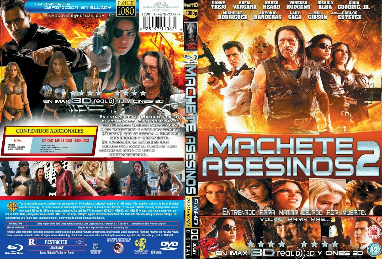 jackette dvd Machete Kills 2