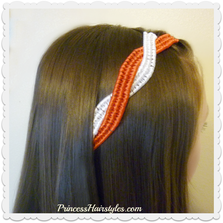 4th Of July Hairstyle, Infinity Braid Ribbon Twist Hairstyles For