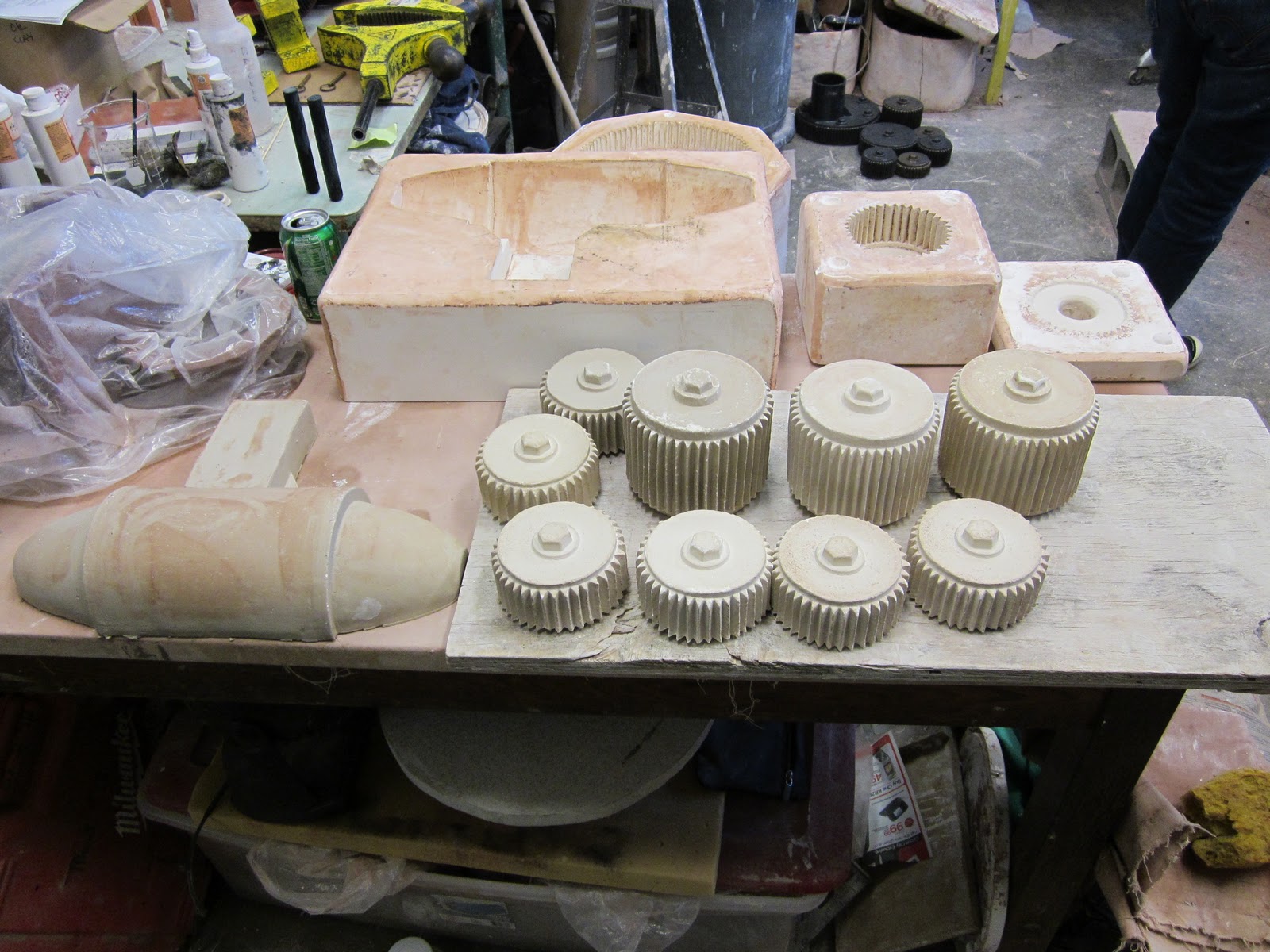 Hands in Clay Multiple ceramic molds