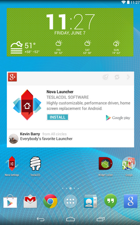 Nova Launcher Rasa Android Lolipop