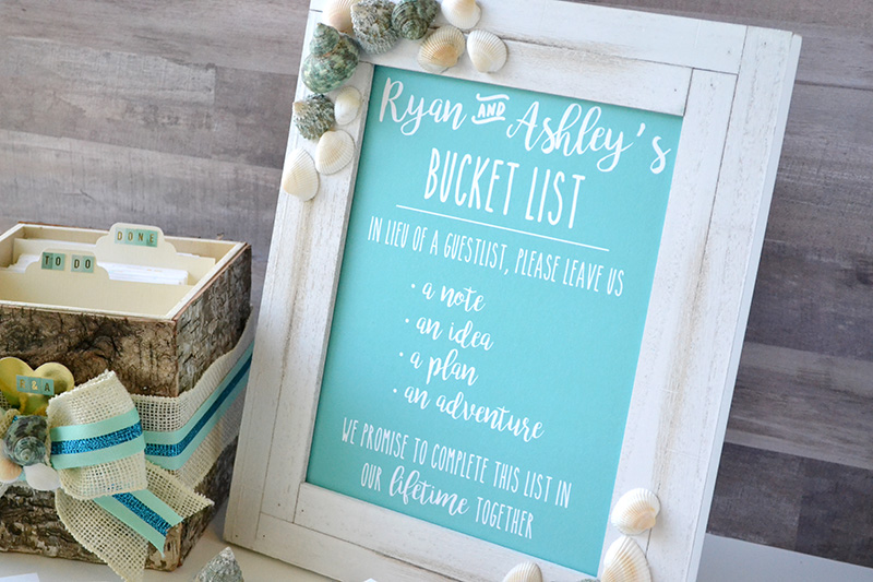 Aly Dosdall wedding bucket list