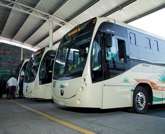 Tequila Bus se renueva con diez Beccar Urviabus G3 BusMéxico