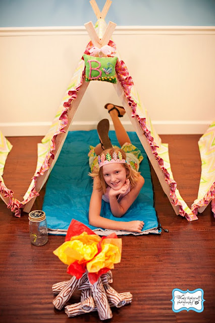 Kara s Party Ideas Girly Camping Themed Party  - 12