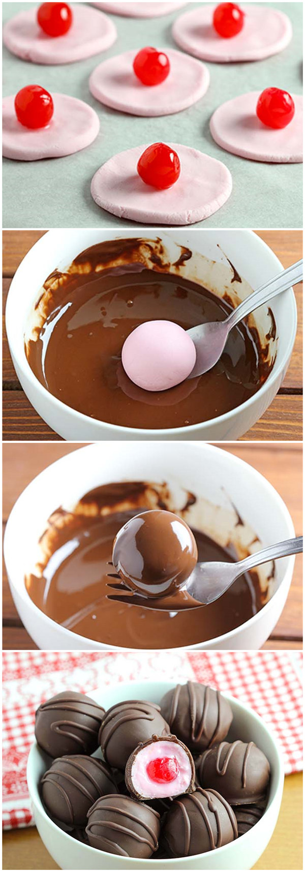 Easy Chocolate Covered Cherries