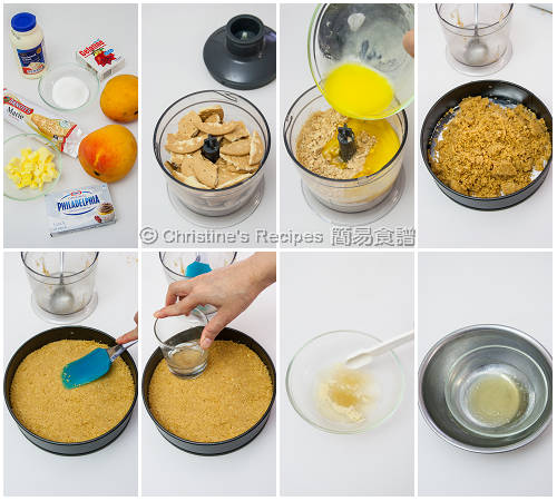 芒果芝士蛋糕製作圖 Mango Cheesecake Procedures01