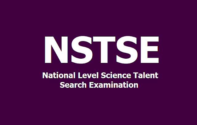 NSTSE National Level Science Talent Search Examination 2020 NSTSE National Level Science Talent Search Examination 2020