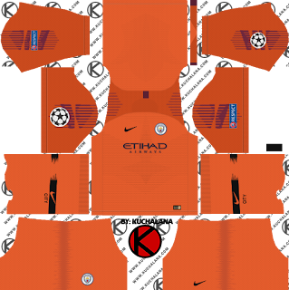 Manchester City 2018/19 UCL Kit - Dream League Soccer Kits