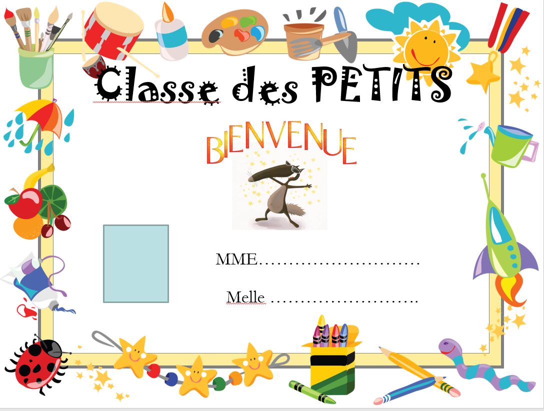 Affiche Porte De Classe Maternelle La Classe De Vyk: Ptit Loup Outils rentrée 2018