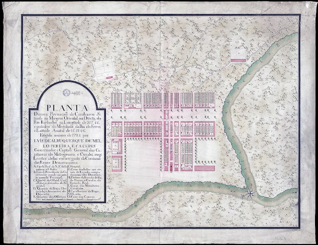 Planta da nova povoação de casal vasco em 1782