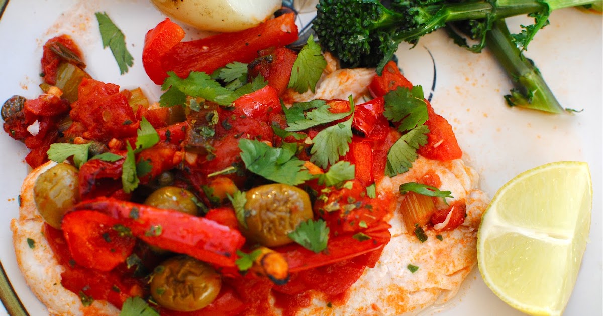 Baked Veracruz Fish with a Twist