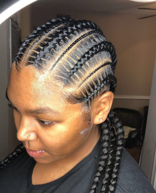 latest cornrow styles