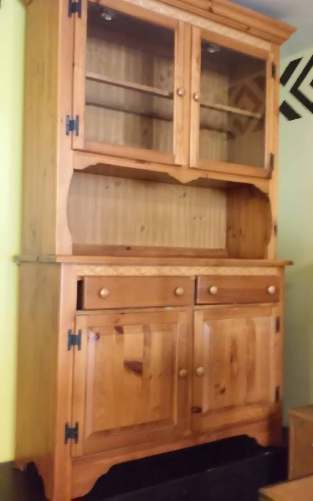 UHURU FURNITURE & COLLECTIBLES SOLD Matching Knotty Pine China