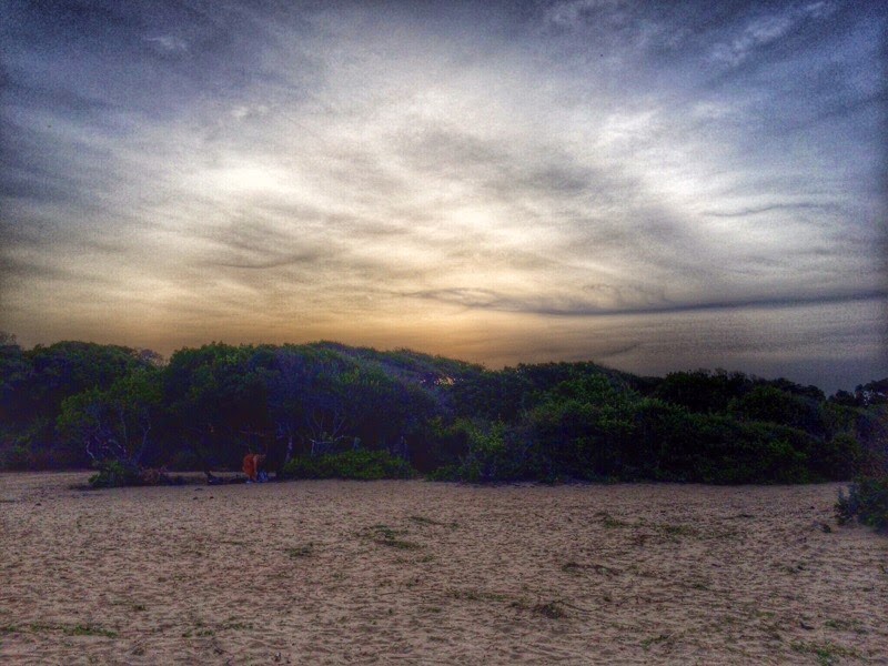 Sunset in Okanda Beach, Arugam Bay, Sri Lanka