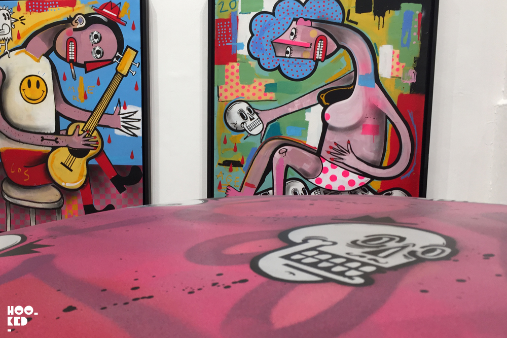 Belgian street artist Joachim's solo show in London. Photo ©Hookedblog / Mark Rigney