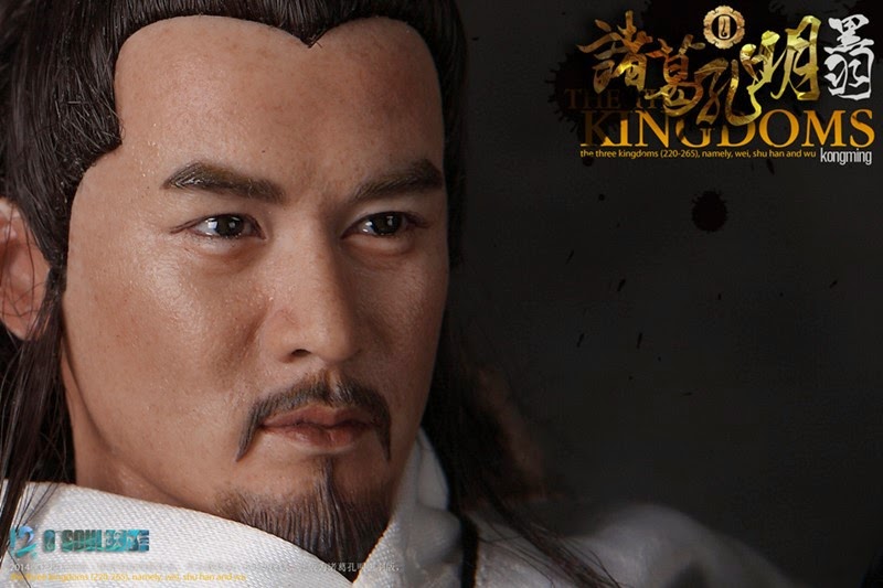 O-Soul Toys Heroes of the Three Kingdoms - Zhuge Liang (Black Feather Version)