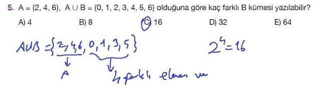 9. Sınıf Ödev Yayınları Matematik 72. Sayfa Cevapları