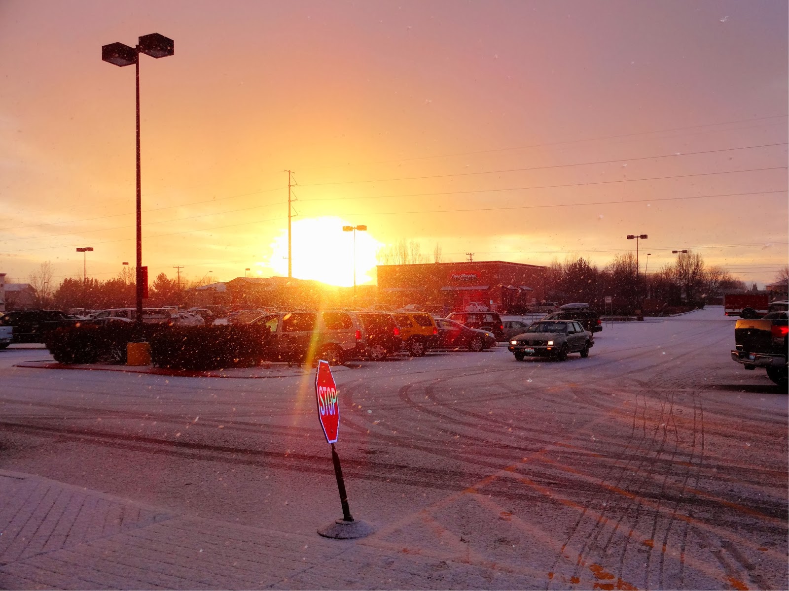 Boise Daily Photo Sun Mixed with Snow Showers
