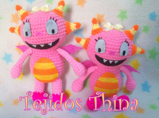 summer hugglemonster amigurumi