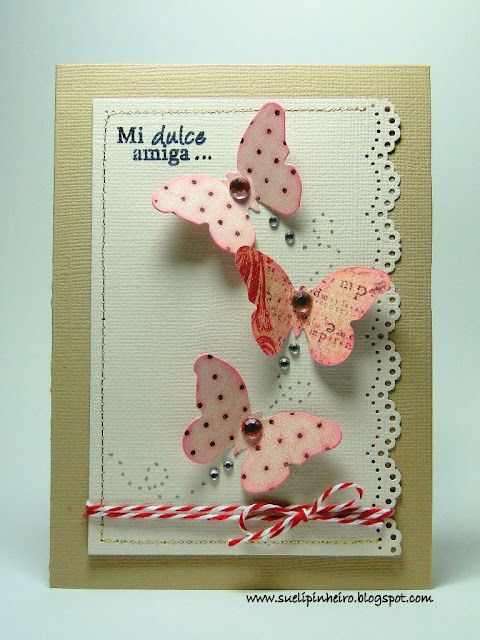 Tarjeta con mariposas