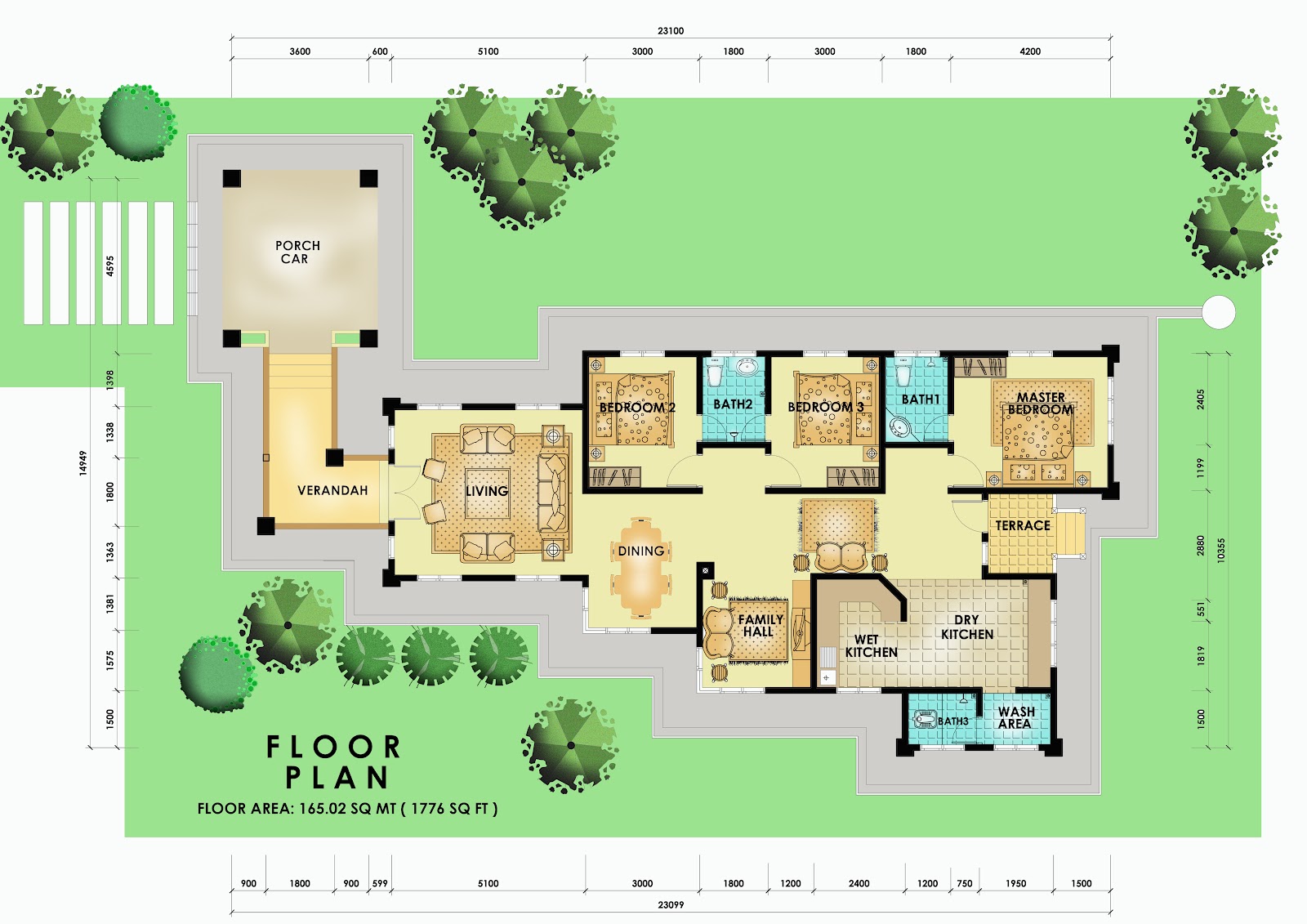 jad design studio 1 unit rumah banglo 1 tingkat di taman kps design studio