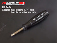 PB BAUMANN 7454 1/4”ドライバー型ソケットハンドル PB BAUMANN 7454 1/4”ドライバー型ソケットハンドル (マルチクラフト)
