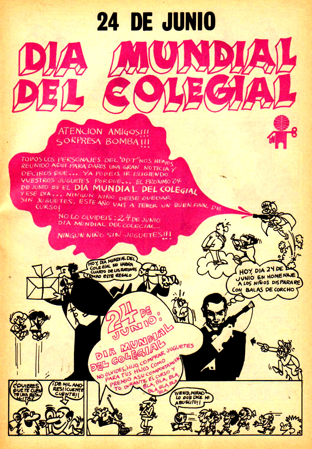 24 DE JUNIO: DIA DEL COLEGIAL (1968)