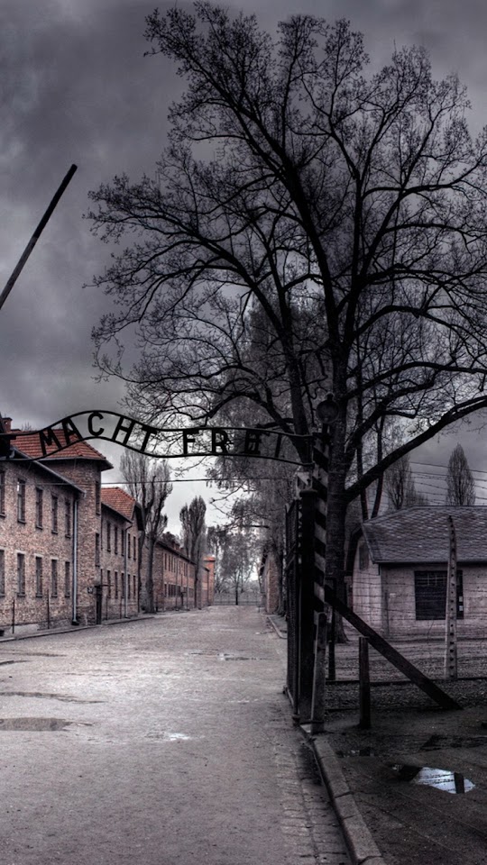 Auschwitz Concentration Camp Arbeit Macht Frei  Galaxy Note HD Wallpaper