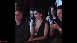 Deepika Padukone Spotted at GQ Fashion Night 2017 in choli and Saree ~  Exclusive Galleries 008