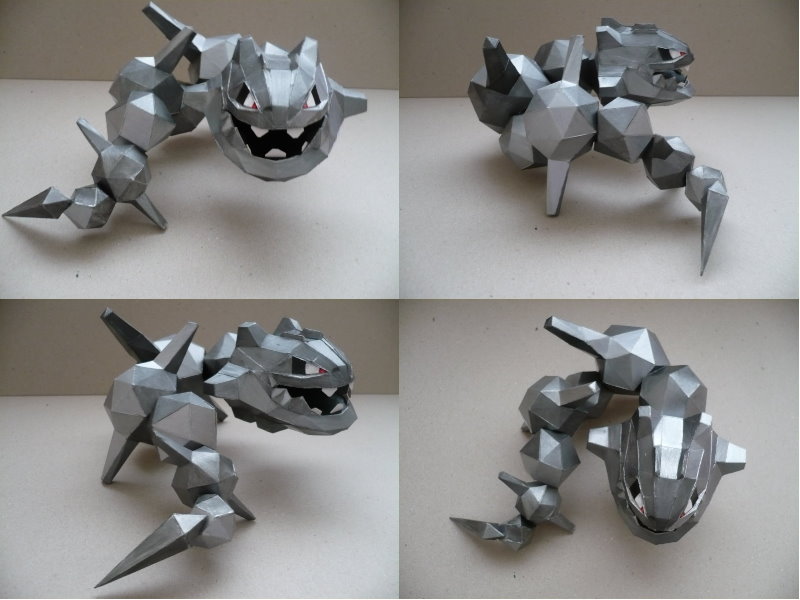 Some pretty good papercraft of Steelix. 