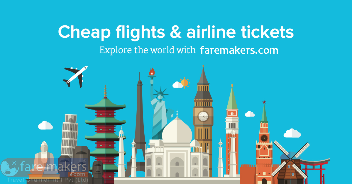Buy Online Air Tickets Flight Deals On Cheap RatesFaremakers Visit