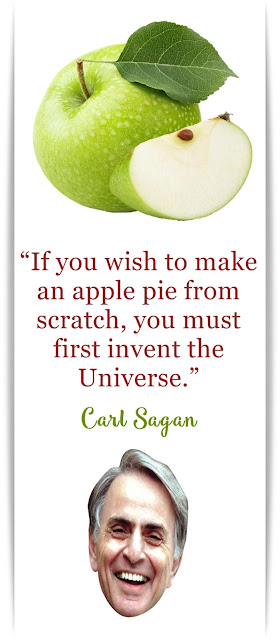apple pie quote by Caarl Sagan
